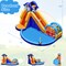Shark-Themed Inflatable Water Slide Bounce House 4 Kids Outdoor Play